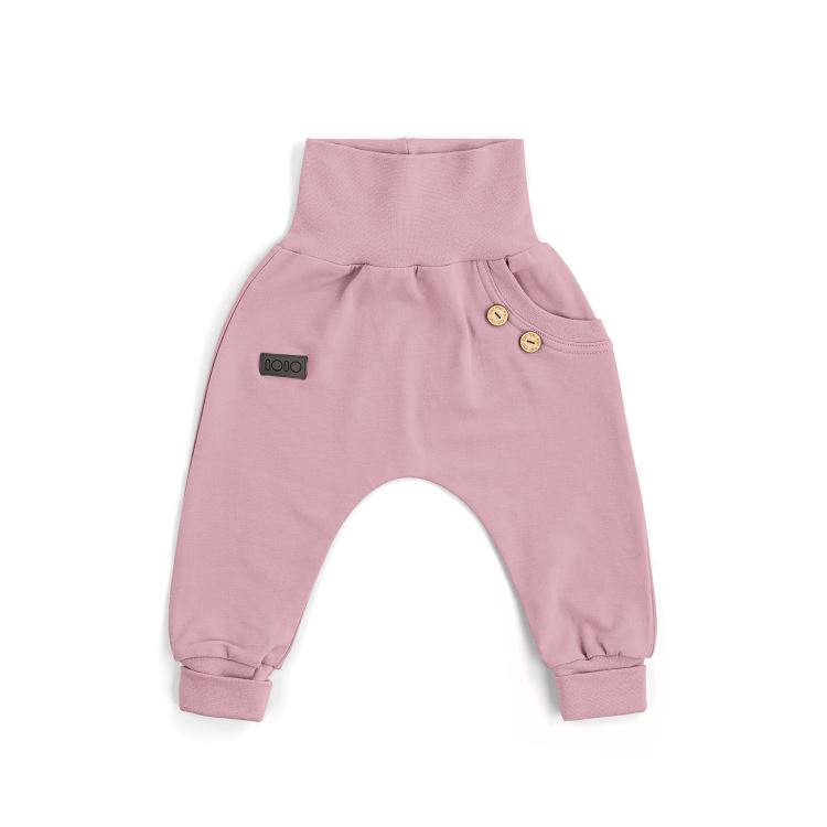 Tepláky baggy Baby pink